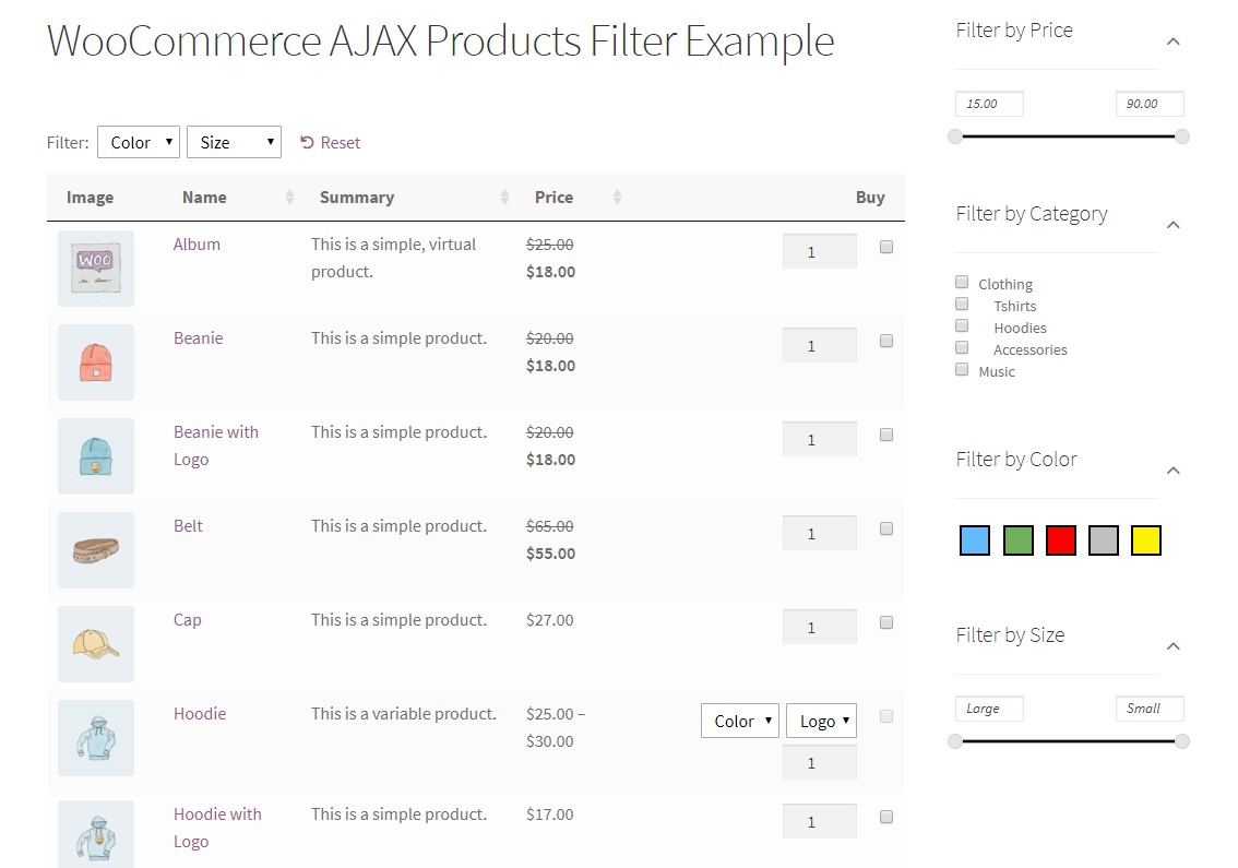 To AJAX Filter Widgets To A WooCommerce Product List View - BeRocket Blog